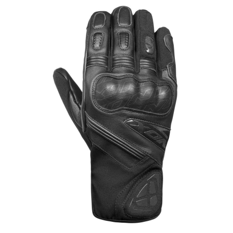 MOTO BĂRBAȚI - Mănuși moto Ixon MS Rage MS, bărbați, textil/piele, roadster - negru; degete tactile; impermeabile