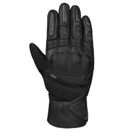 MOTO BĂRBAȚI - Mănuși moto Ixon Pro Hawker MS, bărbați, piele, roadster, iarnă - negru; degete tactile (100% impermeabile + protecție termica)