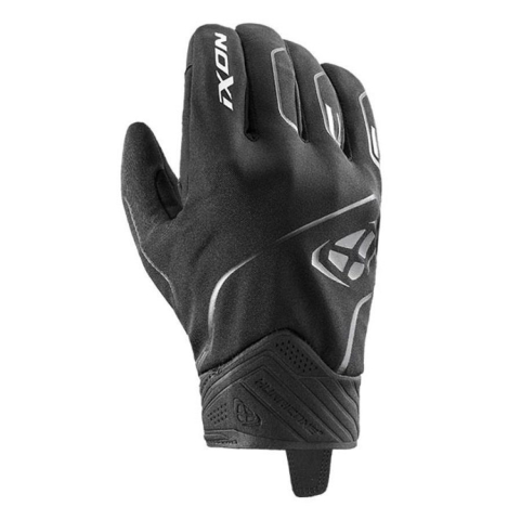 MOTO BĂRBAȚI - Mănuși moto Ixon Pro Hurricane 2 MS, bărbați, roadster, iarnă - negru/alb; degete tactile impermeabile