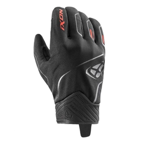 MOTO BĂRBAȚI - Mănuși moto Ixon Pro Hurricane 2 MS, bărbați, roadster, iarnă - negru/roșu; degete tactile impermeabile