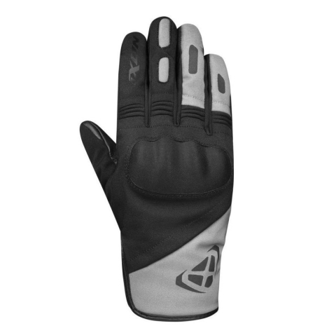 MOTO BĂRBAȚI - Mănuși moto Ixon Pro Oslo MS, bărbați, urban, iarnă - negru/gri; degete tactile (100% impermeabile + protecție termica)