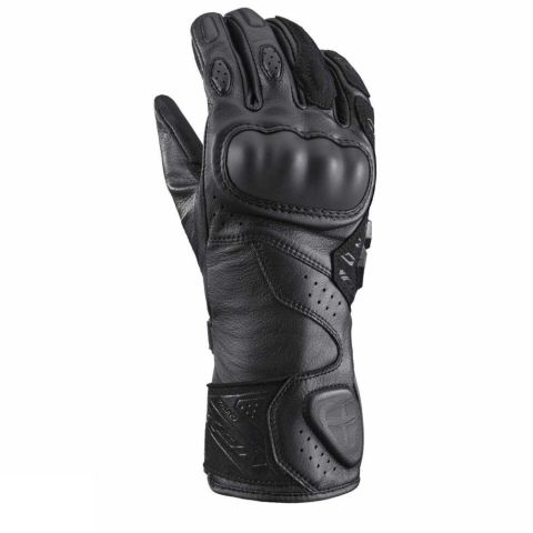MOTO BĂRBAȚI - Mănuși moto Ixon Thund LS, femei, piele, racing, vară - negru; degete tactile