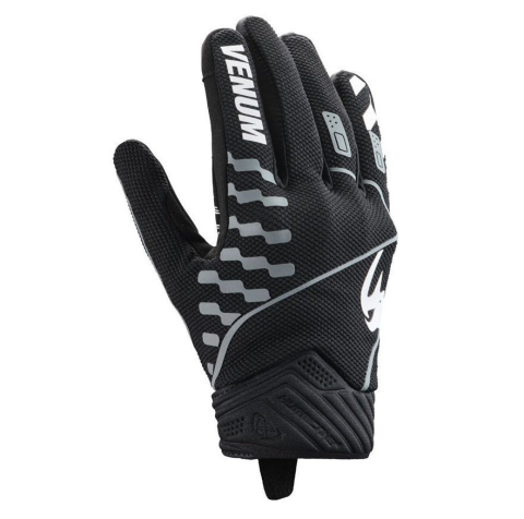 MOTO BĂRBAȚI - Mănuși moto Ixon x Venum Hurry, bărbați, textil, roadster, vară - negru/gri/alb; degete tactile