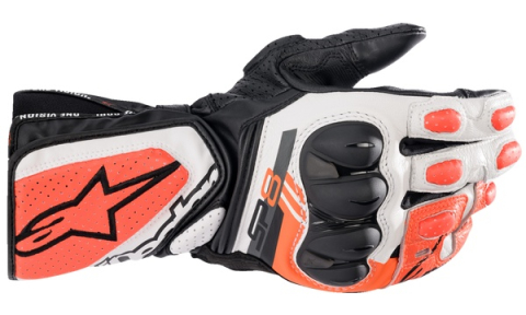 ECHIPAMENTE - Mănuși moto piele Alpinestars SP-8 V3 Roșu-Negru-Alb