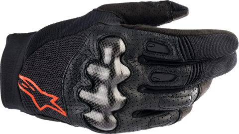ECHIPAMENTE - Mănuși moto scurte Alpinestars MEGAWATT V2 Negru-Roșu