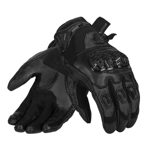 ECHIPAMENTE - Mănuși moto scurte piele textil SECA CONTROL FLASH