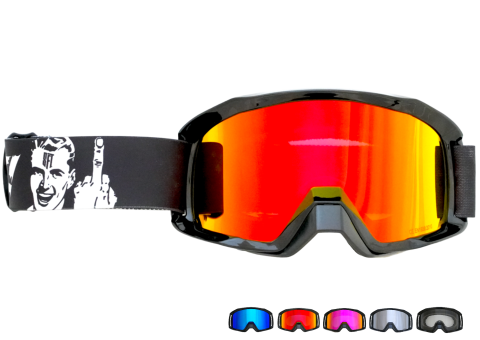 Ochelari Personalizabili - Ochelari MX SFT Mesh Fuck It Black Goggles
