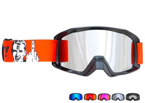 Ochelari Personalizabili - Ochelari MX SFT Mesh Fuck It Red Goggles
