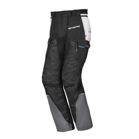 PANTALONI - Pantaloni moto Ixon Balder LS, femei, touring/adventure, all-season - negru/gri/albastru