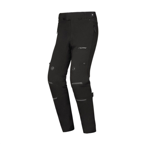 PANTALONI - Pantaloni moto Ixon M-SKD MS, bărbați, touring/adventure, all-season - negru (pantaloni laminati; impermeabile pe exterior)