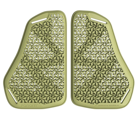 PROTECȚII - Set protecții moto Ixon FANOM CHEST B2 (Level 2), unisex - khaki