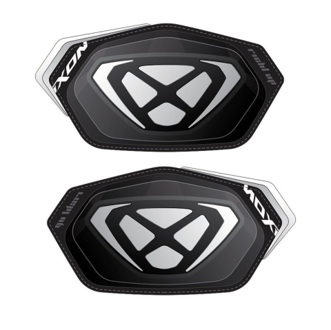 PROTECȚII - Set slidere genunchi Ixon Knee Slider Race 2.0 - negru/alb