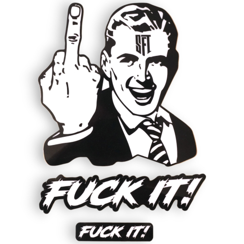 Stickere - Set stickere moto SFT Fuck It 3 Sticker Bundle