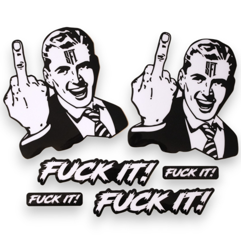 Stickere - Set stickere moto SFT Fuck It 6 Sticker Bundle