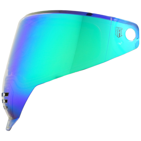 VIZIERE SI PINLOCK - Viziera casca moto SFT FlatOut Blue Visor