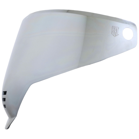 VIZIERE SI PINLOCK - Viziera casca moto SFT FlatOut Chrome Visor