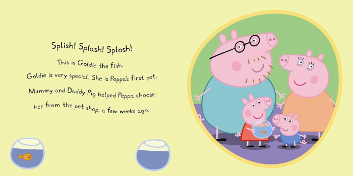 Carte cartonata ilustrata. Peppa's First Pet. Storybook. PeppaPig [3]