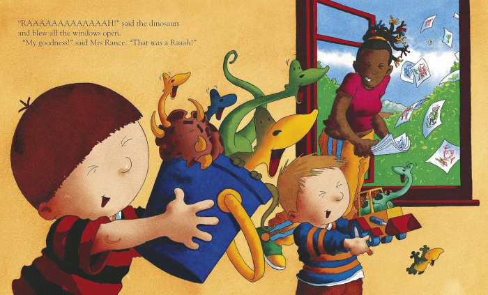 Carte cu ilustratii. Harry and the Dinosaurs go to School [2]