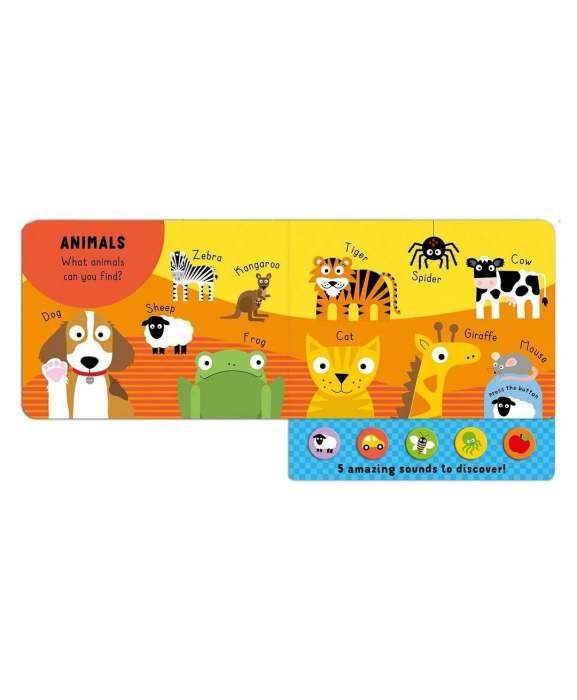 Carte cu sunete. 1 2 3 My First Words. Squishy [3]