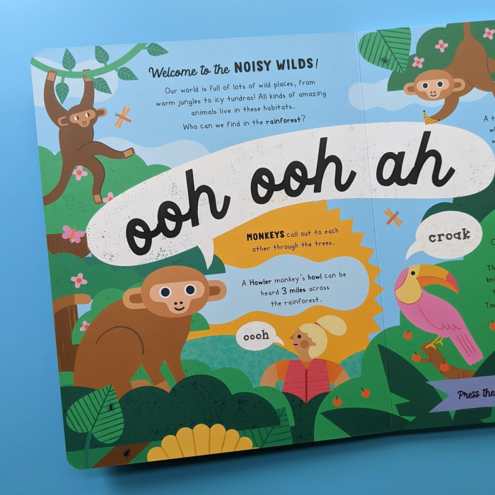 Carte cu sunete. Let's Explore. Noisy Wilds [2]