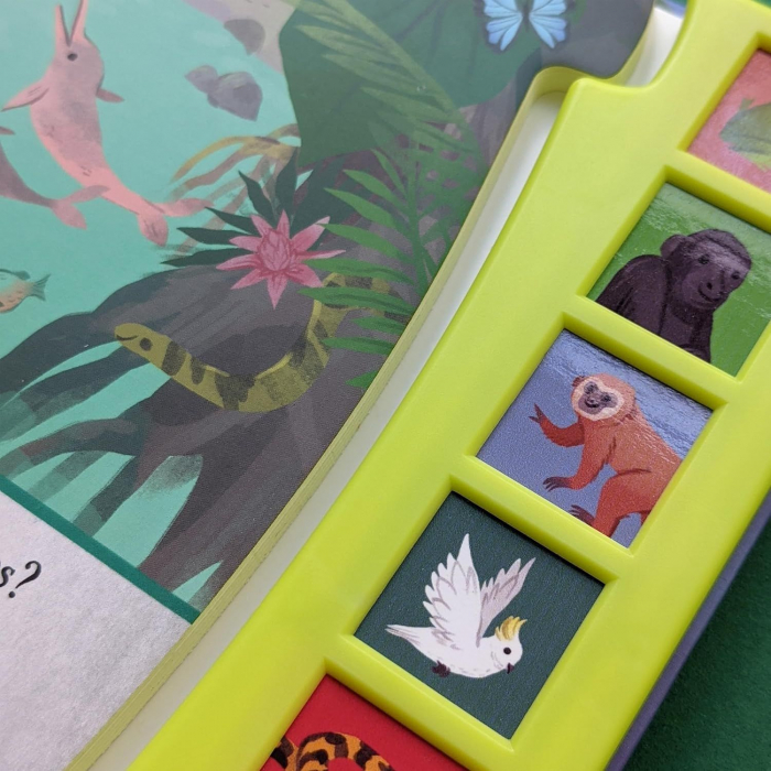 Carte cu sunete. The Noisy Jungle, Let's Explore [4]