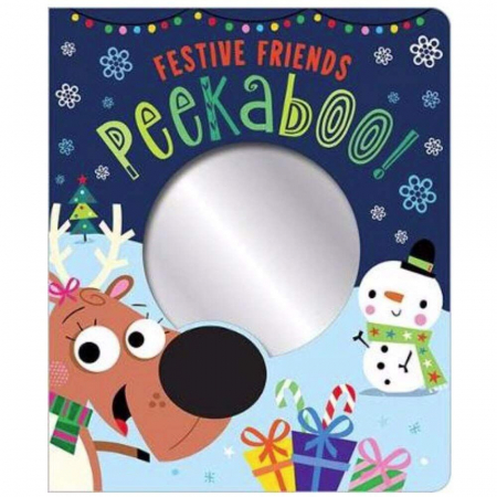 Carti cartonate - Carte cartonata interactiva. Peek-a-boo! Festive Friends