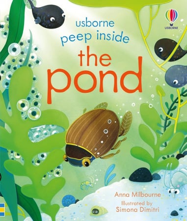 Carti cu ilustratii - Carte cu ilustratii. Usborne peep inside. The Pond
