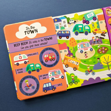 Carte cu sunete. Look and Listen. Vehicles [2]