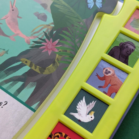 Carte cu sunete. The Noisy Jungle, Let's Explore [3]