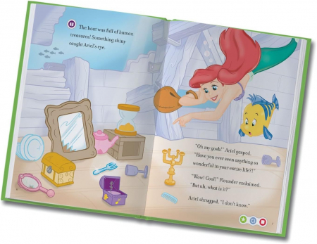 Carte ilustrata Mica Sirena. Adventures Under the Sea. Disney Princess [1]