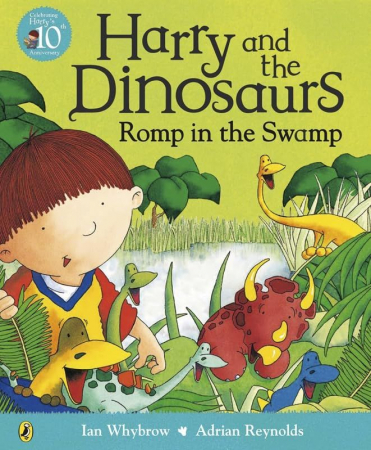 Carti cu ilustratii - Carte ilustratii. Harry and the Dinosaurs. Romp in the Swamp