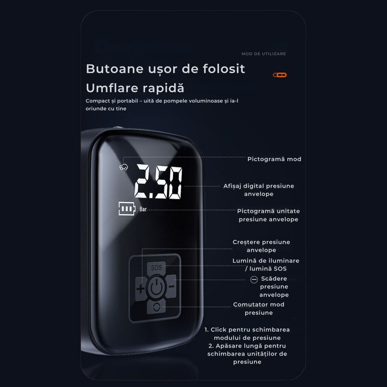 compresor-auto-portabil-kaylia-pompa-aer-masina-baterie-3600mah-4-accesorii-umflare-roti-minge-bicicleta-usor-de-utilizat-incarcare-usb-ecran-digital-oprire-automata-negru [10]