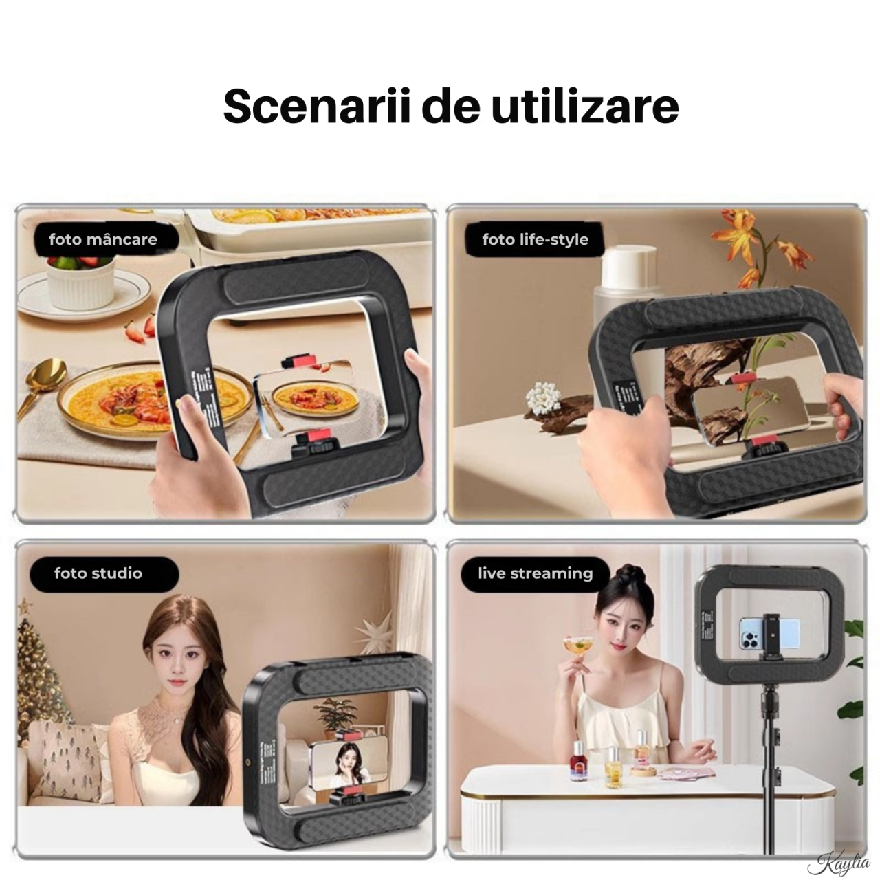 ring-light-led-kaylia-portabil-reglabil-trepied-brat-pentru-smartphone-camera-iluminare-video-vlogging-20w [3]