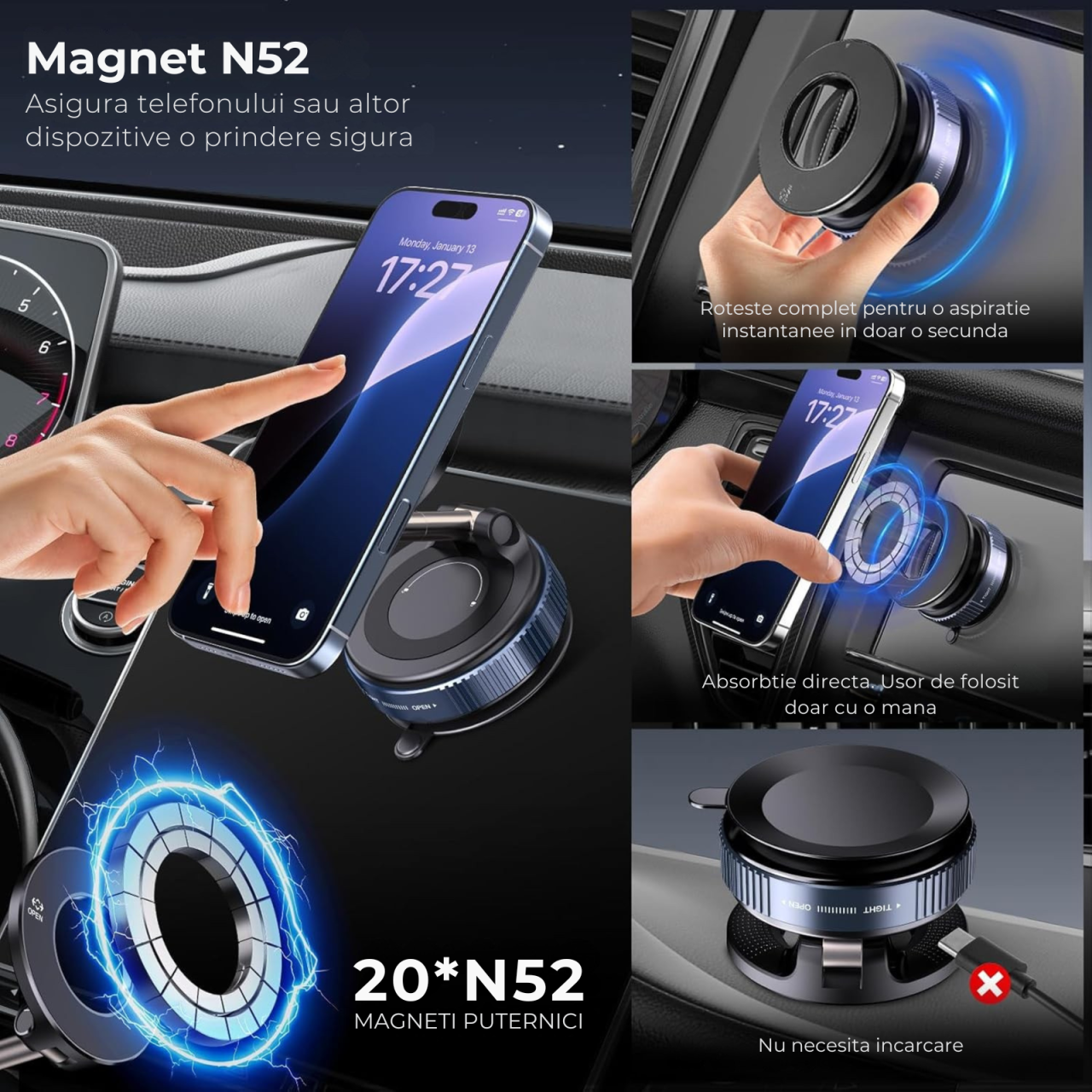 suport-telefon-auto-birou-3-in-1-kaylia-magnetic-rotativ-aluminiu [3]