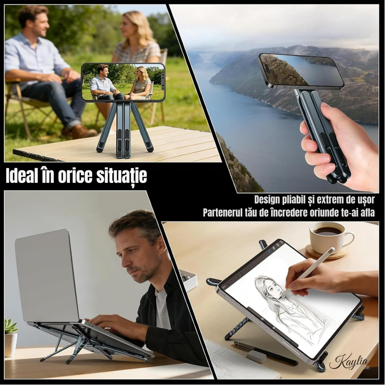 suport-magnetic-multifunctional-pentru-laptop-tableta-si-telefon-atractie-magnetica-puternica-unghi-reglabil-inaltime-ajustabila-portabil-magsafe-aluminiu-negru [6]