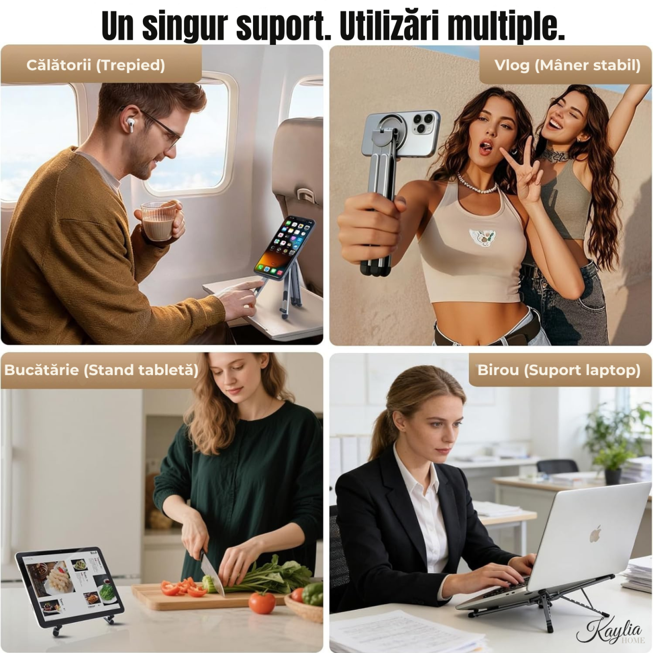 suport-magnetic-multifunctional-pentru-laptop-tableta-si-telefon-atractie-magnetica-puternica-unghi-reglabil-inaltime-ajustabila-portabil-magsafe-aluminiu-negru [2]