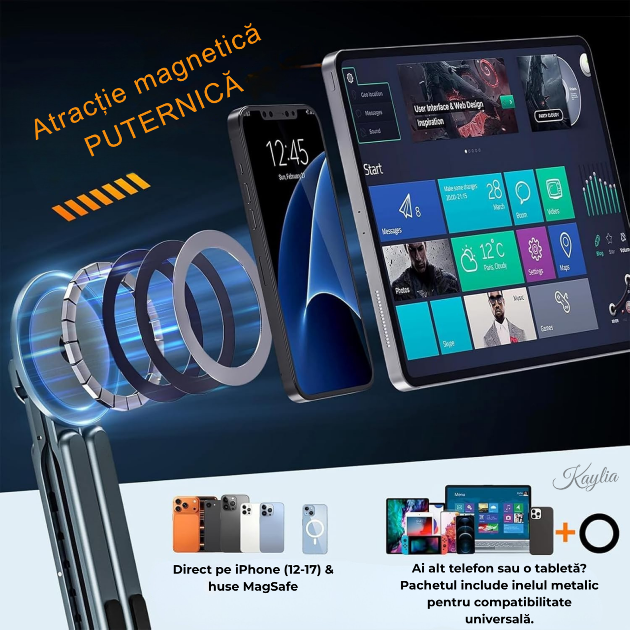 suport-magnetic-multifunctional-pentru-laptop-tableta-si-telefon-atractie-magnetica-puternica-unghi-reglabil-inaltime-ajustabila-portabil-magsafe-aluminiu-negru [6]