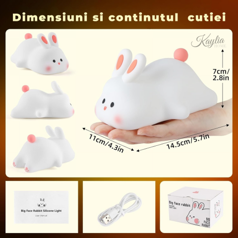 lampa-veghe-copii-kaylia-iepure-silicon-moale-led-tactila-reincarcabila [7]