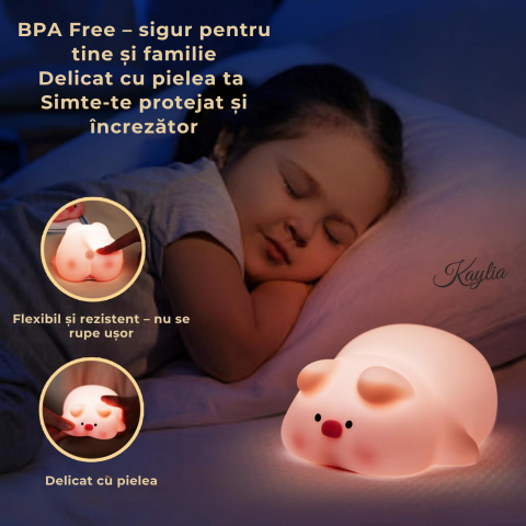 lampa-de-veghe-squishy-kaylia-cute-pig-3-moduri-de-iluminare-autonomie-6-ore-silicon-moale-control-intensitate-prin-atingere-reincarcabila [3]