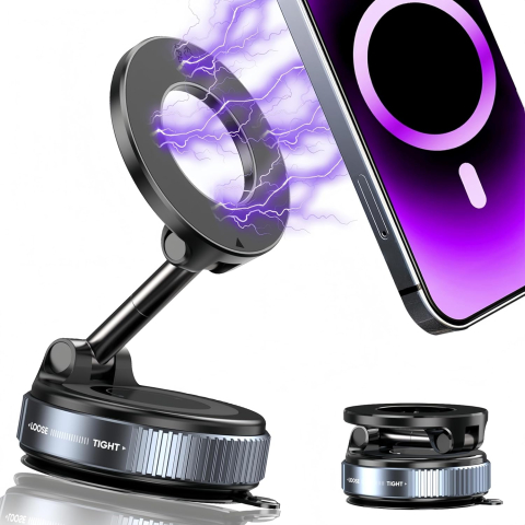 suport-telefon-auto-birou-3-in-1-kaylia-magnetic-rotativ-aluminiu