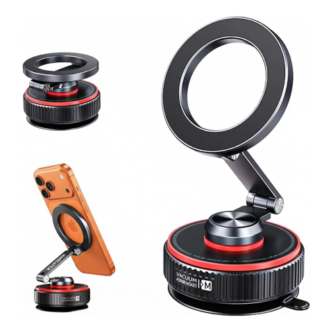 Produse - suport-telefon-kaylia-cu-ventuza-de-vid-imbunatatita-pentru-toate-suprafetele-brat-metalic-ajustabil-fixare-magnetica-brat-pliabil-aluminiu-design-premium-kaylia