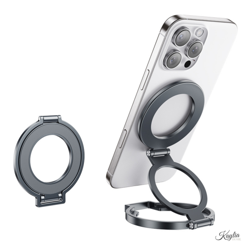 Produse - suport-universal-pentru-telefon-suport-pliabil-de-birou-cu-magsafe-pentru-telefon-rotativ-360-2-puncte-de-ajustare-inaltime-reglabila-inel-magnetic-portabil-anti-derapant-aluminiu-argintiu