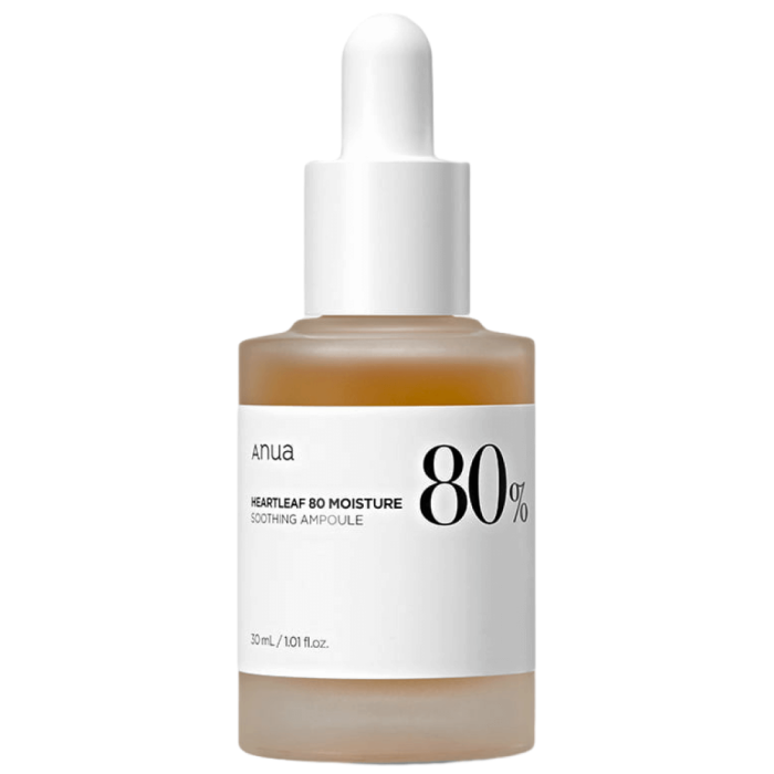 Ser de fata calmant si hidratant Heartleaf 80% Moisture Soothing Ampoule 30 ml [5]