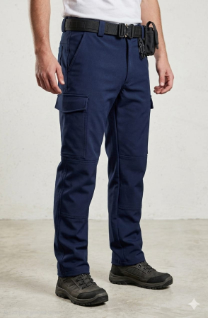 OUTDOOR - Pantaloni Softshell Bluemarin Impermeabili Heavy Duty