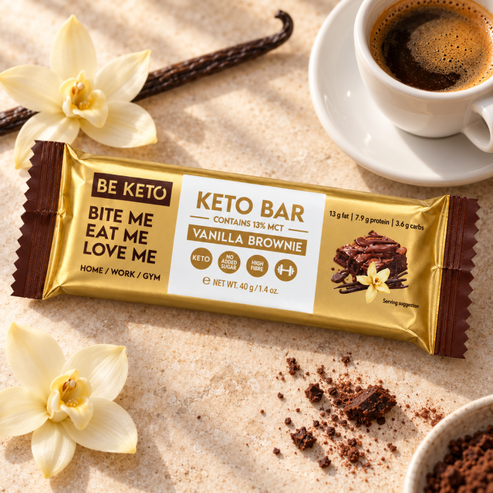 Baton Keto Vanilla Brownie BeKeto 40 g [2]