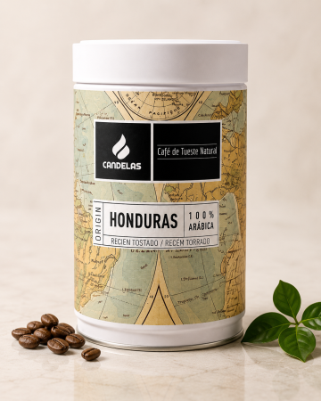 Cafea și ceaiuri - Cafea boabe Cafés Candelas Honduras Origin 100% Arabica, 250 g