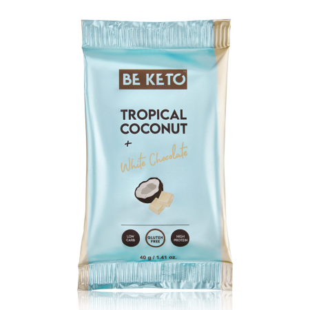 Batoane si Biscuiti Keto - Keto Baton - Cocos Tropical 40G