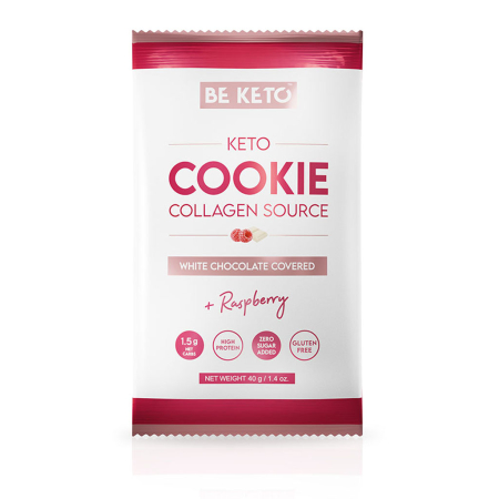 Batoane si Biscuiti Keto - Keto Biscuit - Ciocolata Alba & Raspberry