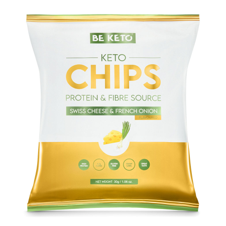 Snackuri si Alimente Keto - Keto Chips - Branza Elvetiana si Ceapa 30g