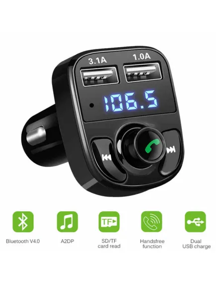 ACCESORII AUTO - Modulator FM cu BT+2USB